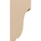 Ekena Millwork 5"W x 5"D x 10"H Wide Van Buren Rough Cedar Woodgrain TimberThane Corbel, Primed Tan CORUR05X05X10VANRCPR - alternate 4